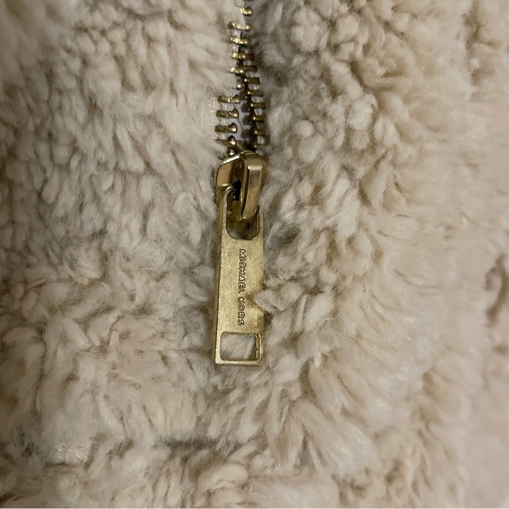 Michael Kors Sherpa Jacket Women Size S - Picture 6 of 15